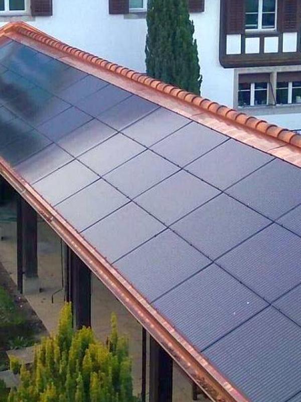 Photovoltaikanlage Indach Wildegg - massgefertigt